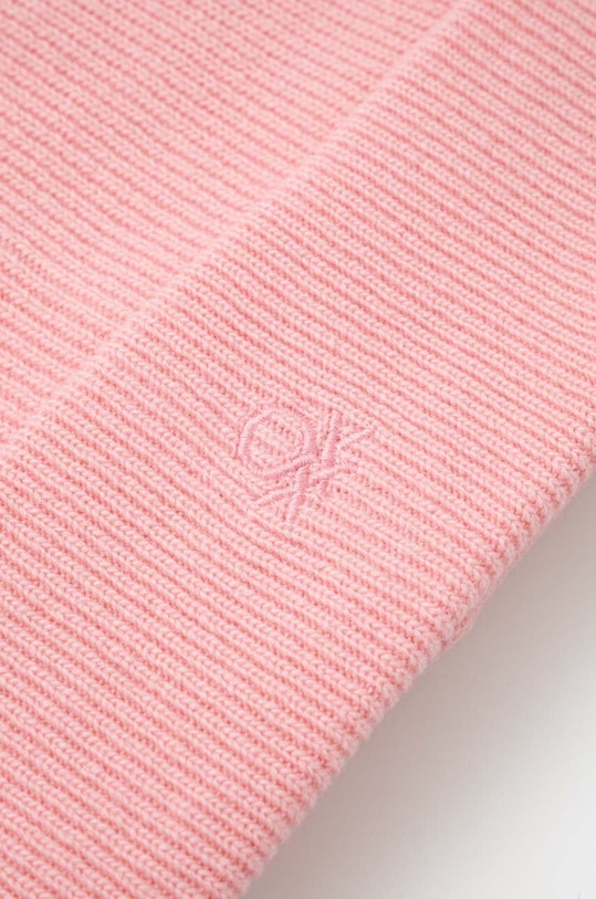 United Colors of Benetton gyerek gyapjú sapka 1244CA00N.G.G.SEASONAL rózsaszín AW23