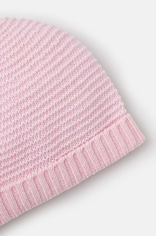 Dětská vlněná čepice United Colors of Benetton 1244GA004.G.P.SEASONAL růžová AW24