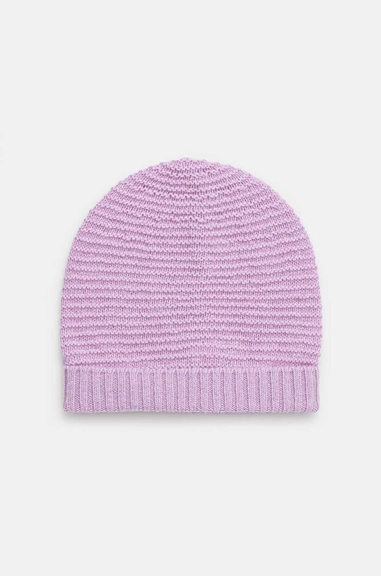 United Colors of Benetton șapcă de lână pentru copii uni violet 1244GA004.G.P.SEASONAL
