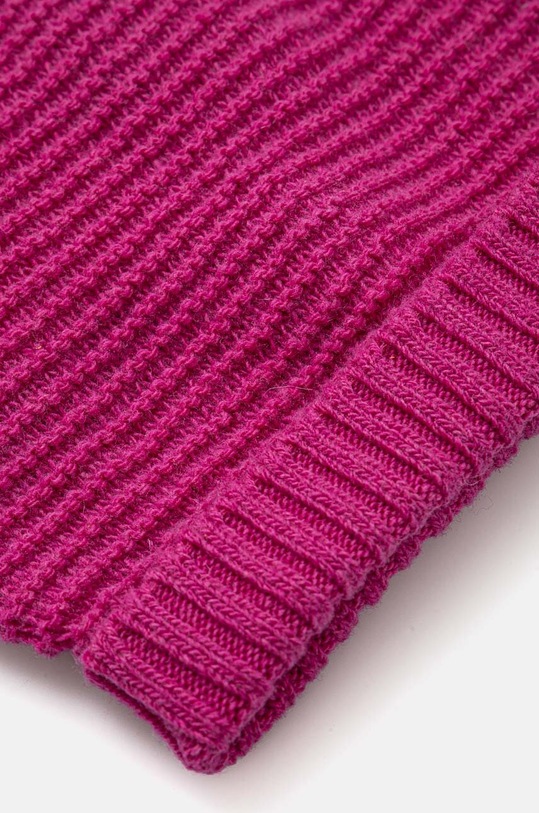 Dětská vlněná čepice United Colors of Benetton 1244GA004.G.P.SEASONAL růžová AW24