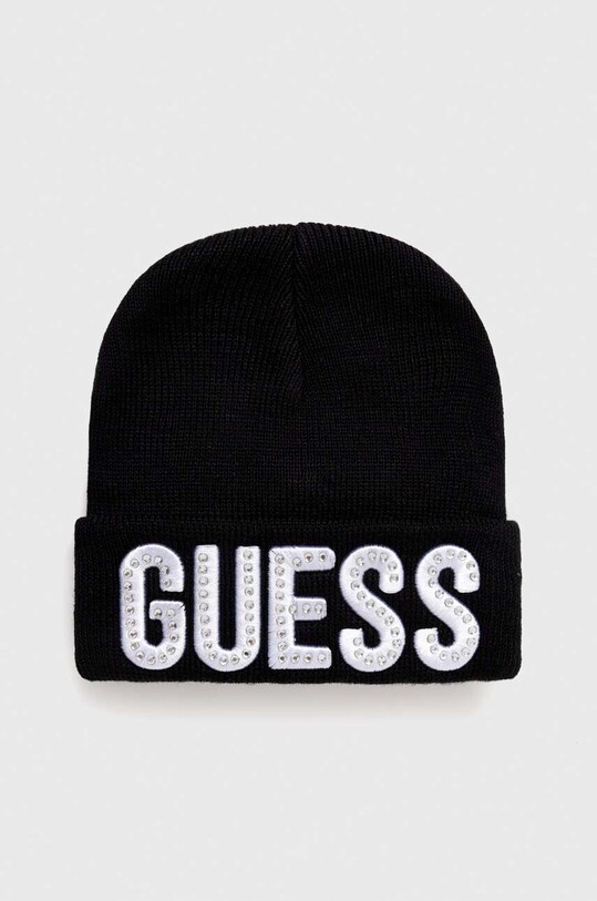 Детская шапка Guess аппликация чёрный A0BZ01.Z2QQ0.9BYX