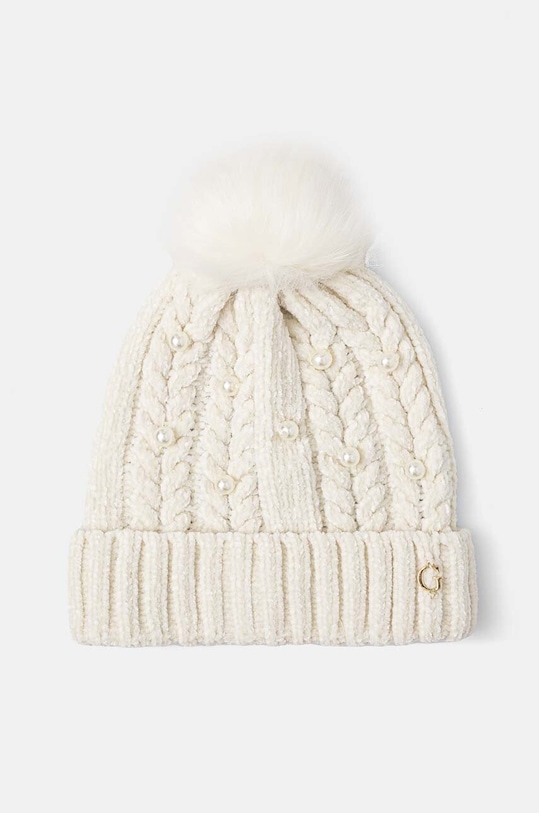 Дитяча шапка Guess аплікація бежевий J3BZ05.Z39H0.9BYX