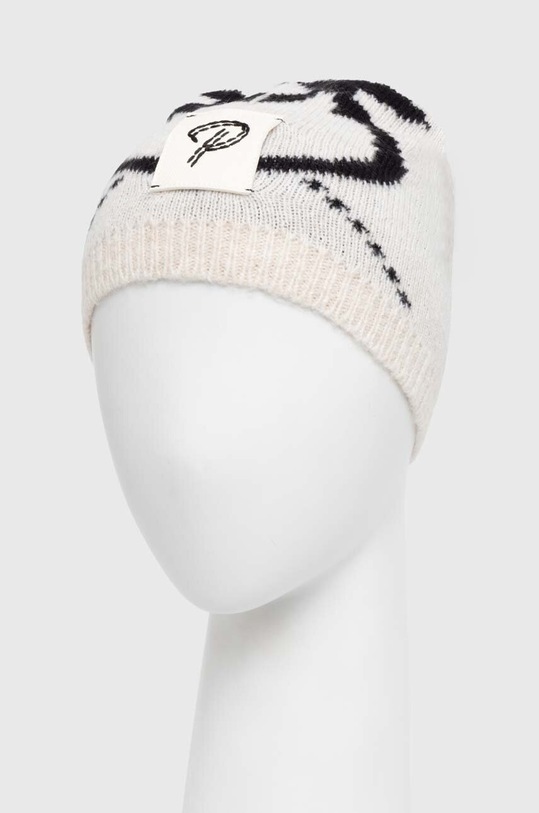 Κοριτσίστικα Παιδικός σκούφος από μείγμα μαλλιού Pinko Up F3PIJGHT204 μπεζ