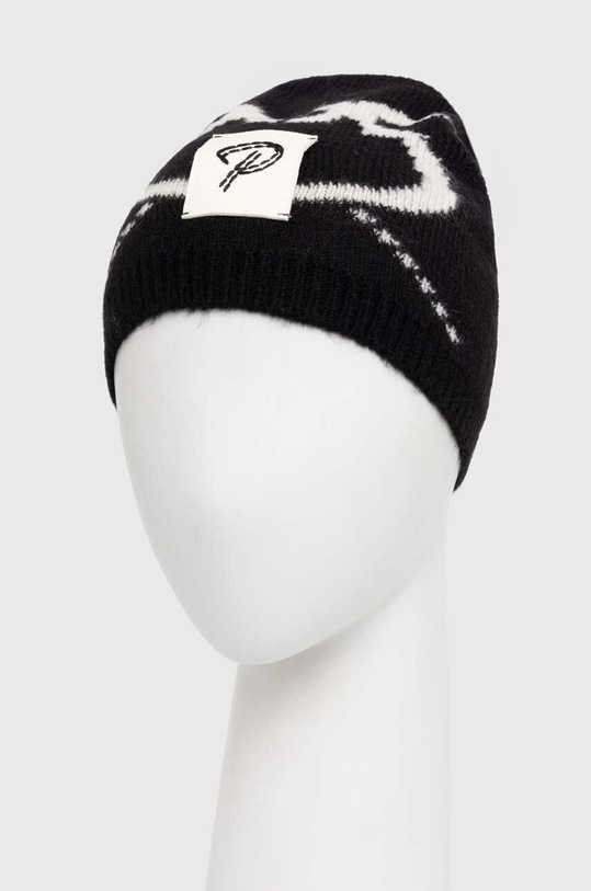 Κοριτσίστικα Παιδικός σκούφος από μείγμα μαλλιού Pinko Up F3PIJGHT204 μαύρο