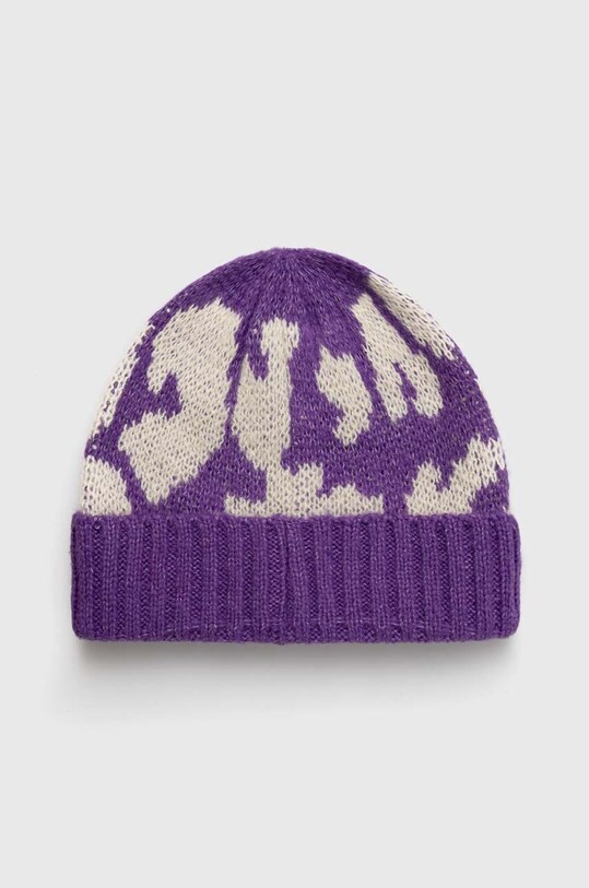 United Colors of Benetton czapka dziecięca pozostałe fioletowy 106QHA008.P.SEASONAL