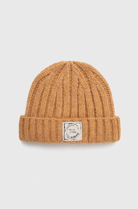 Детская шапка Pepe Jeans аппликация оранжевый PG040236