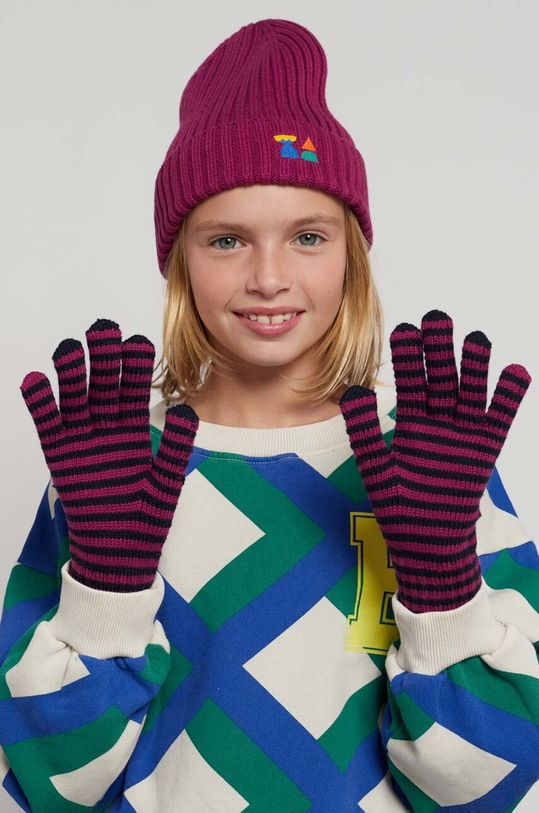 Bobo Choses gyerek sapka sima rózsaszín 223AI023