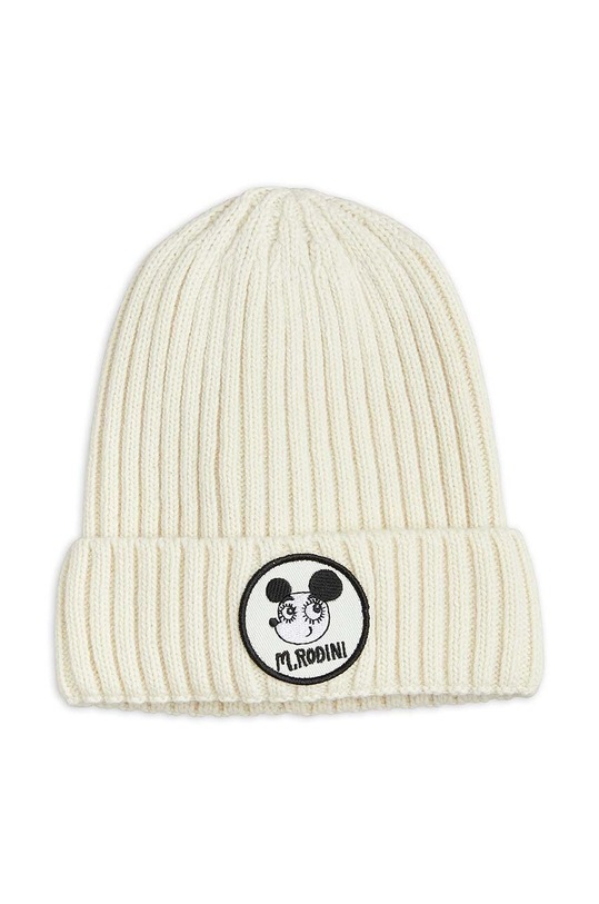Mini Rodini czapka wełniana dziecięca wełna biały 2376511710