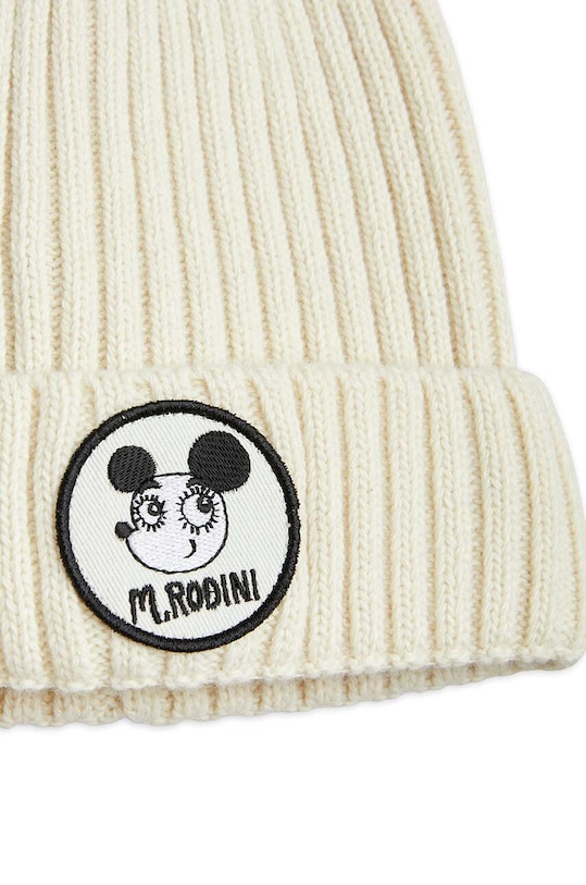 Chłopiec Mini Rodini czapka wełniana dziecięca 2376511710 biały