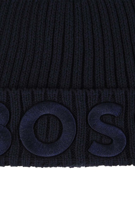 Băieți BOSS caciula de bumbac pentru copii J21285.56.58 bleumarin