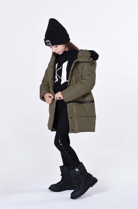 Karl Lagerfeld czapka dziecięca czarny Z11060