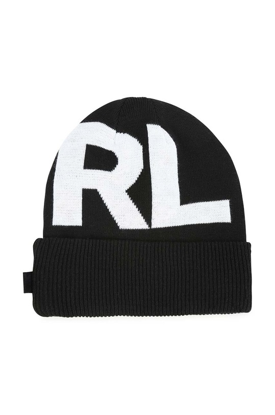 Хлопчик Дитяча шапка з домішкою вовни Karl Lagerfeld Z21040 чорний