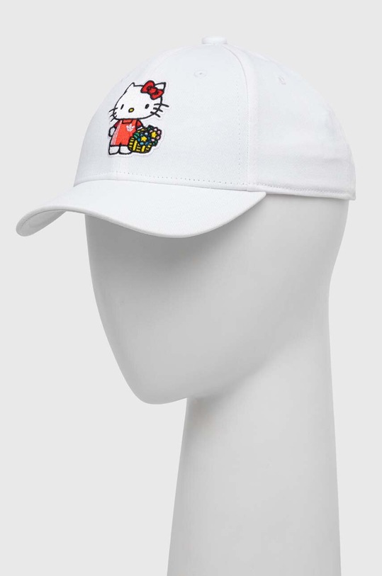 adidas Originals cappello con visiera in cotone bambini x Hello Kitty cotone bianco II3356