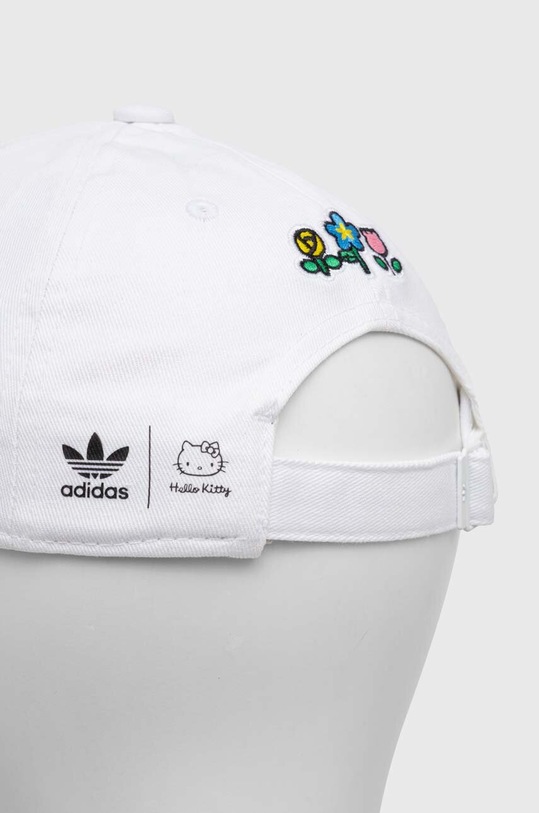 BIMBA adidas Originals cappello con visiera in cotone bambini x Hello Kitty II3356 bianco