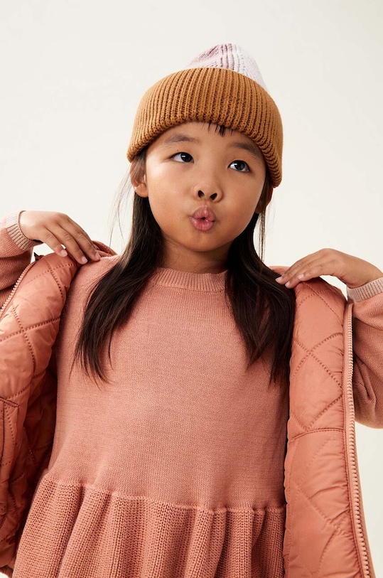 Dětská bavlněná čepice Liewood zelená LW15022