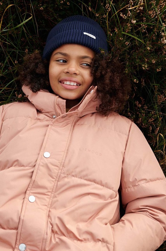 Liewood czapka bawełniana dziecięca LW15022 granatowy