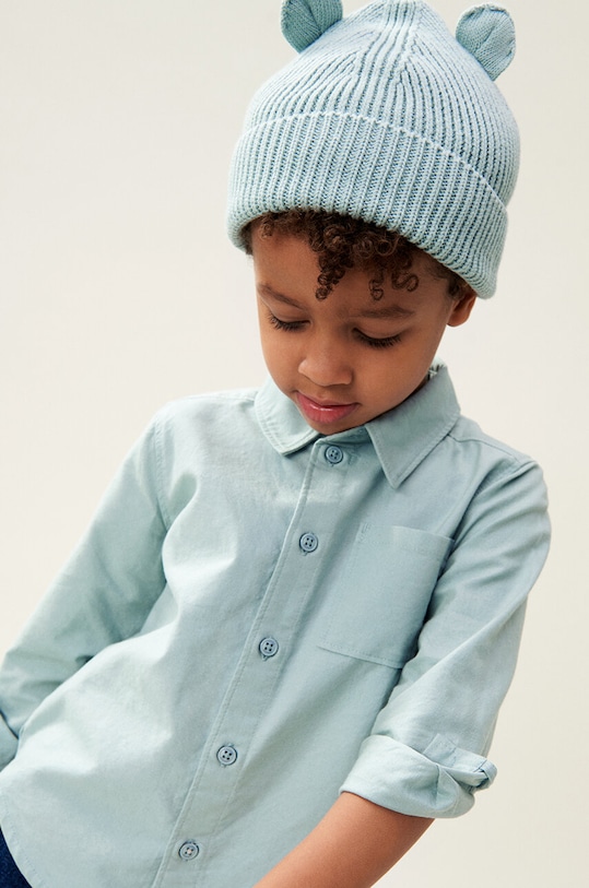 Liewood czapka bawełniana dziecięca bawełna turkusowy LW15032