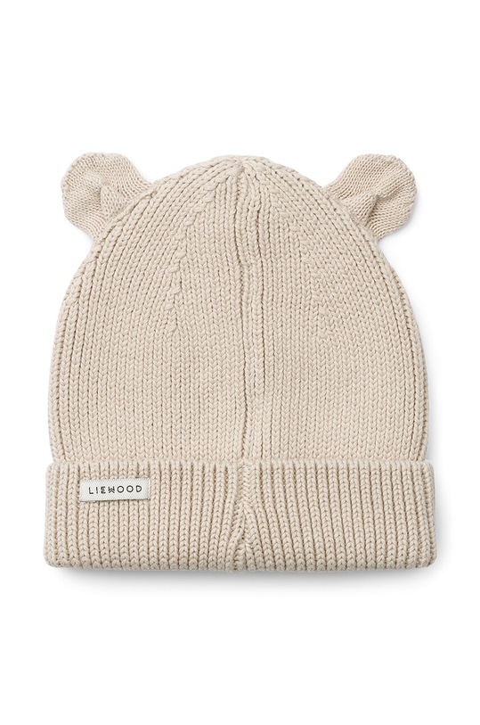Liewood czapka bawełniana dziecięca LW15032 beżowy AW24