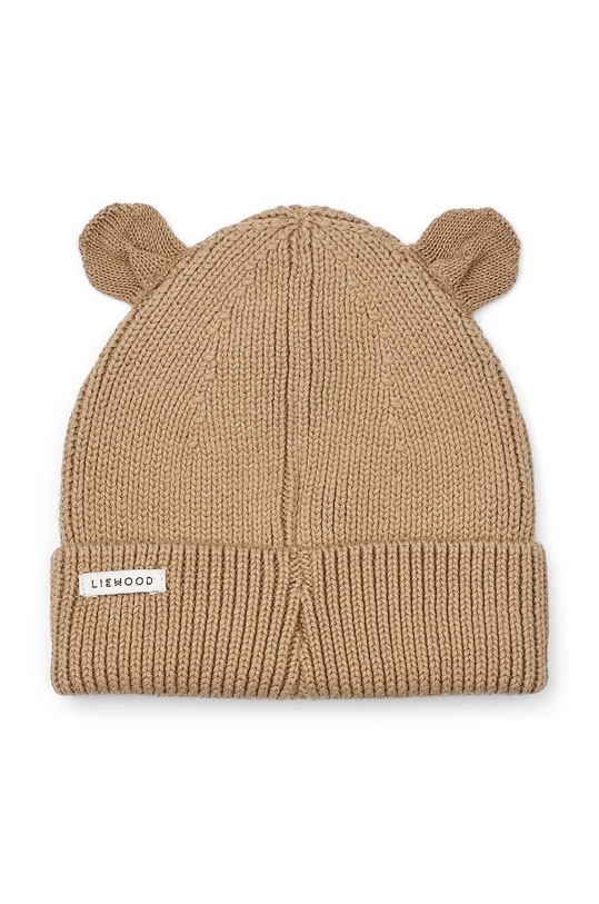 Dětská bavlněná čepice Liewood LW15032 béžová AW24