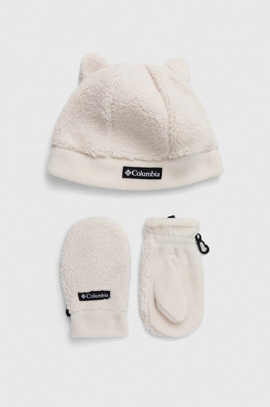 Columbia czapka i rękawiczki dziecięce Youth Rugged Ridge Beani pozostałe beżowy 2053751