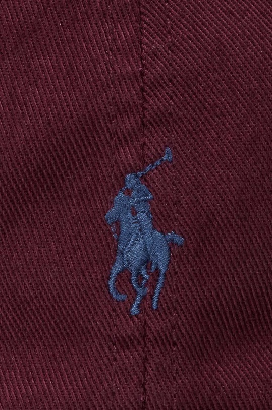 Polo Ralph Lauren czapka bawełniana dziecięca bordowy 322785653048
