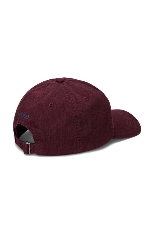 Polo Ralph Lauren czapka z daszkiem bawełniana dziecięca 323785653048 bordowy AW23