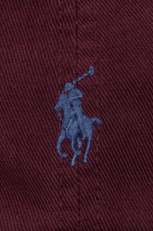 Polo Ralph Lauren czapka z daszkiem bawełniana dziecięca bordowy 323785653048