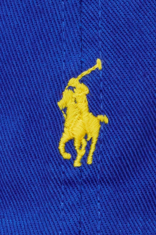 Polo Ralph Lauren czapka z daszkiem bawełniana dziecięca niebieski 323785653050