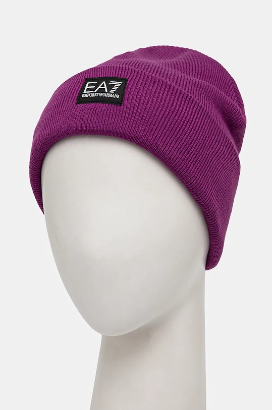 Дитяча шапка EA7 Emporio Armani 245092.3F400 фіолетовий AW24