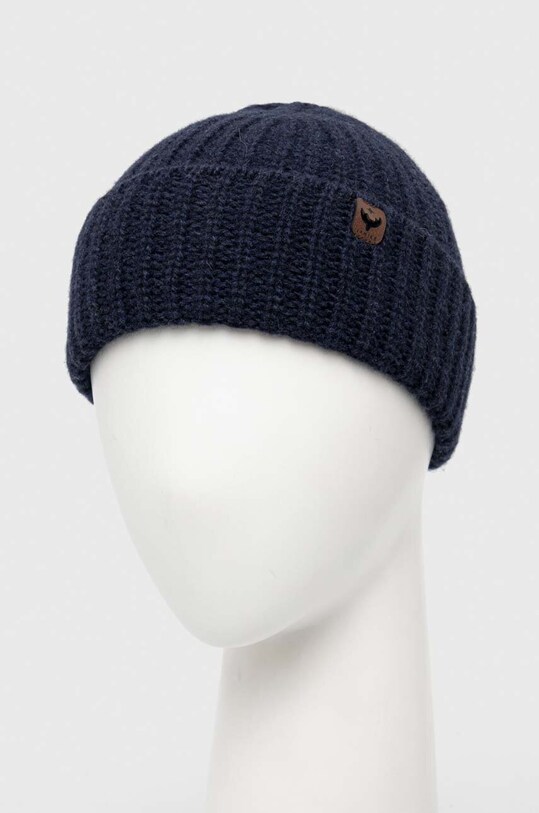 Дитяча вовняна шапка Jamiks KUMIKO KUMIKO.merio.JZG004.K темно-синій AW23