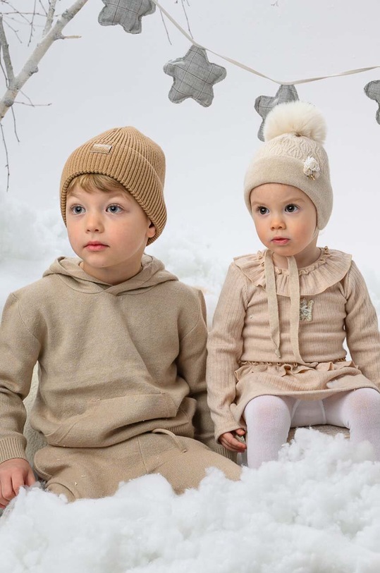 Аксесуари Дитяча шапка Jamiks PAULIN PAULIN.Nakr.JZG093.K коричневий