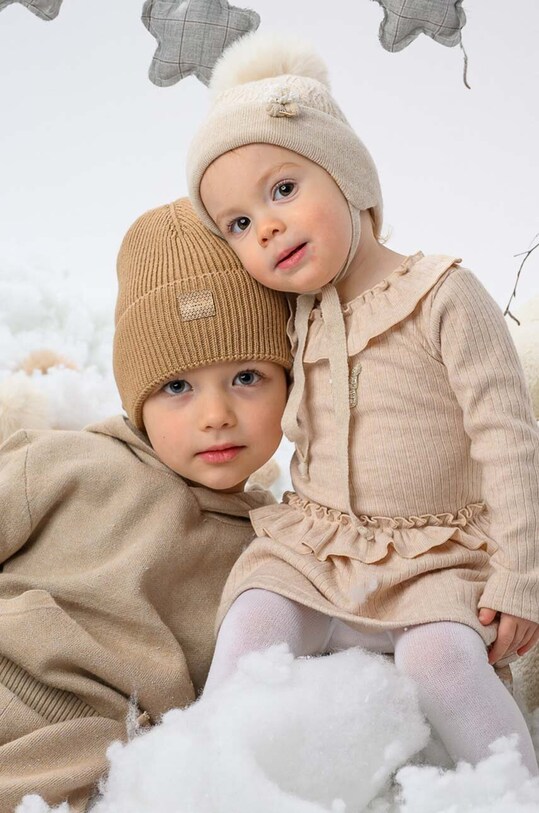 Детская шапка Jamiks PAULIN коричневый PAULIN.Nakr.JZG093.K