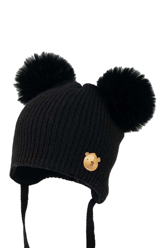 Jamiks czapka dziecięca RICO z domieszką wełny czarny RICO.IIA.Nakr.JZG273.K