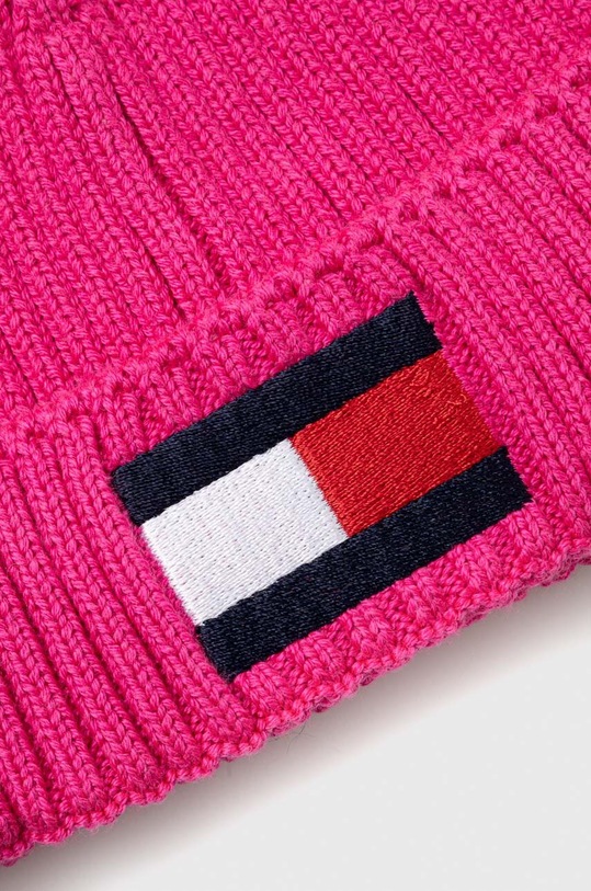 Chłopiec Tommy Hilfiger czapka dziecięca AU0AU01780.9BYX różowy