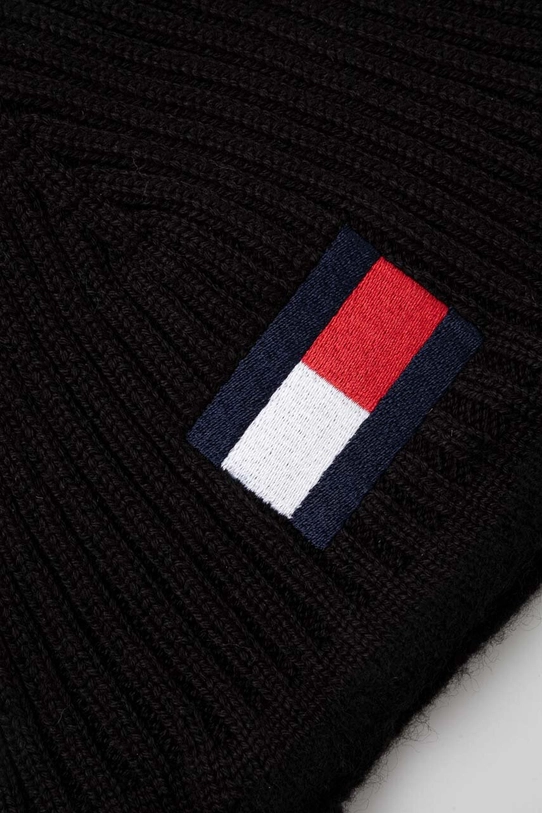 Chlapec Detská čiapka Tommy Hilfiger AU0AU01783.9BYX čierna