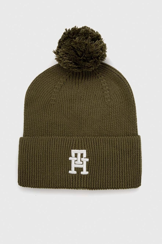 Tommy Hilfiger caciula copii imprimeu verde AU0AU01792.9BYX