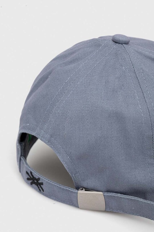 Chłopiec United Colors of Benetton czapka z daszkiem bawełniana dziecięca 6G0QCA01N.G.SEASONAL niebieski