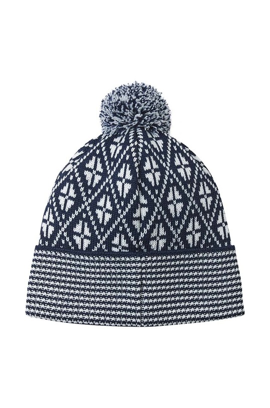 Chłopiec Reima czapka wełniana dziecięca Kuurassa 5300216A.9BYX granatowy