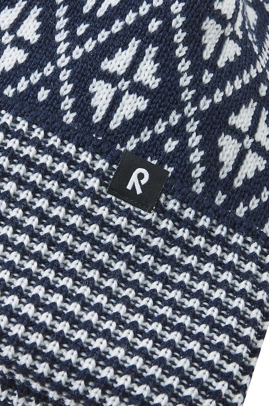 Reima czapka wełniana dziecięca Kuurassa granatowy 5300216A.9BYX