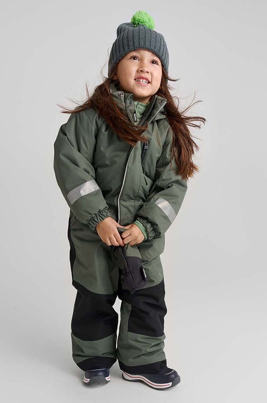 Παιδικό μάλλινο Σκουφάκι Reima Topsu μαλλί πράσινο 5300227A.9BYX