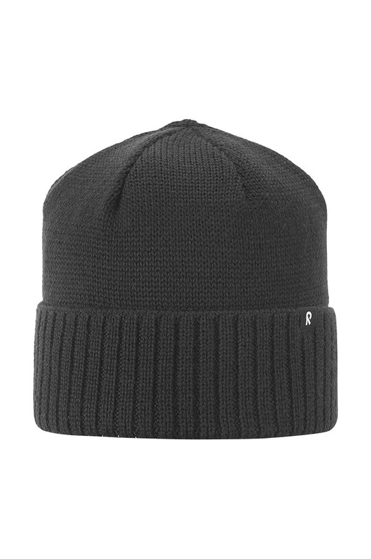 Detská vlnená čiapka Reima Kalotti 5300232A.9BYX čierna AW23