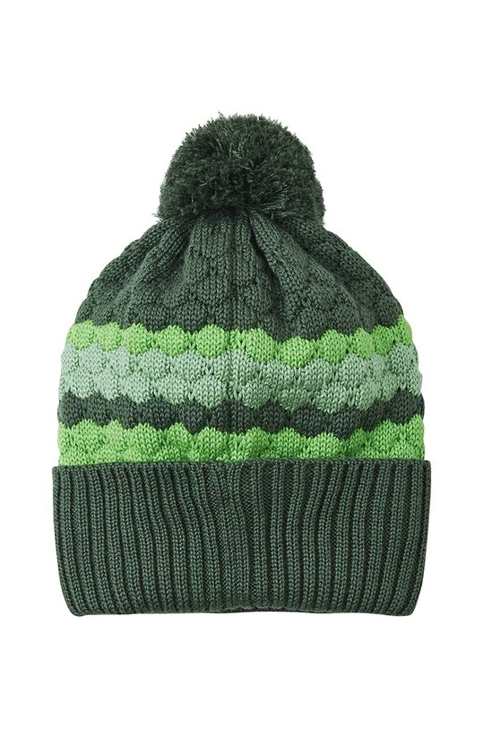 CHLAPEC Dětská vlněná čepice Reima Pampula 5300234A.9BYX zelená