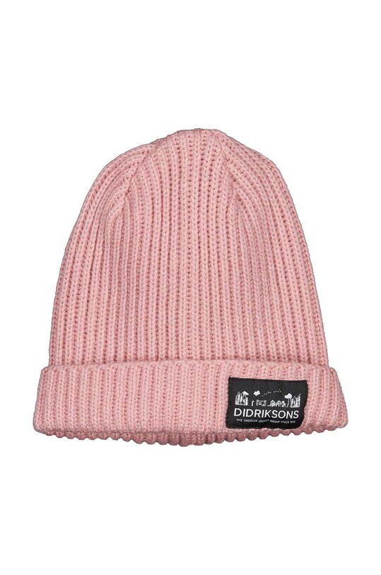 Дитяча шапка Didriksons BUS KDS BEANIE 504910 рожевий AW24