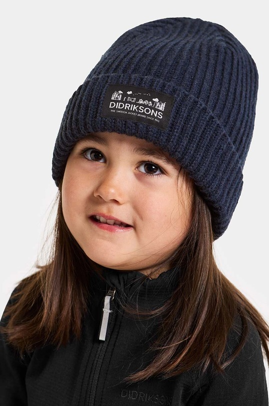 Хлопчик Дитяча шапка Didriksons BUS KDS BEANIE 504910 темно-синій