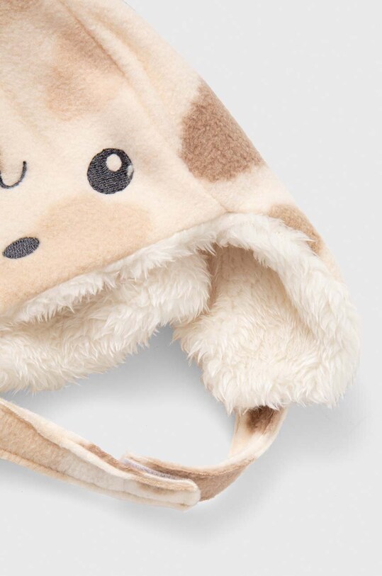 United Colors of Benetton czapka dziecięca 6U87AA00J.W.SEASONAL beżowy AW23