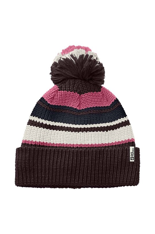 Дитяча шапка Jack Wolfskin POMPOM BEANIE інші фіолетовий 1911081