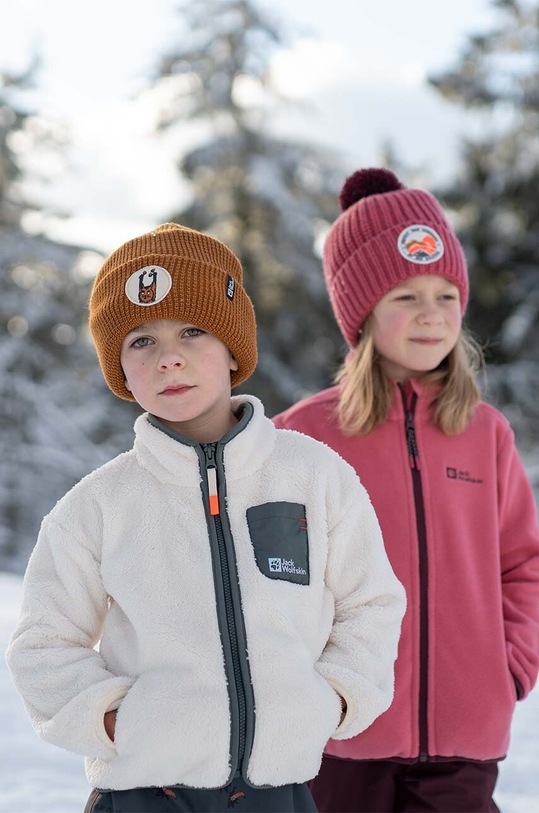 Detská čiapka Jack Wolfskin 1910172 hnedá AW23