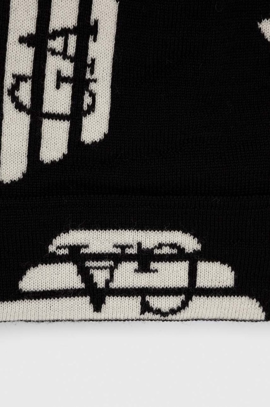 Chlapec Detská vlnená čiapka Emporio Armani 404692.3F497 čierna