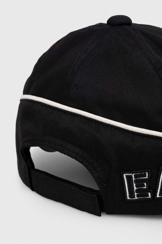 Chlapec Detská bavlnená šiltovka Emporio Armani 404687.3F561 čierna
