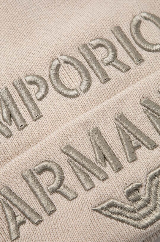 Мальчик Детская шапка с примесью шерсти Emporio Armani 404688.3F570 бежевый